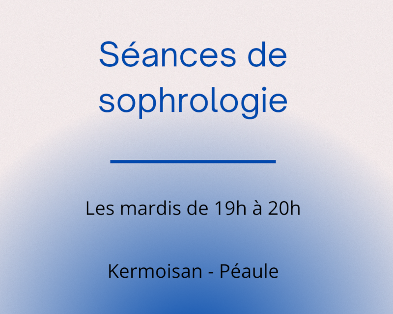 Séance collective de sophrologie à Péaule